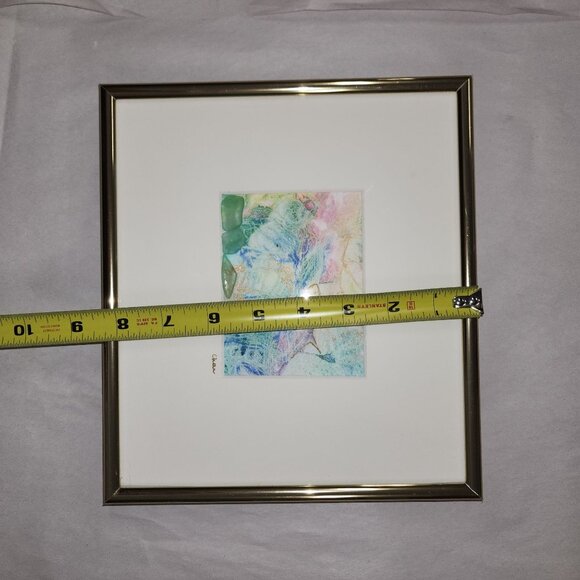 Unique Handcrafted Sea Glass Art Watercolor Cayman Islands Fish Beach Lover - Picture 8 of 9